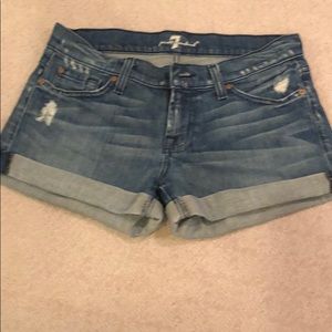 Seven jeans jean shorts